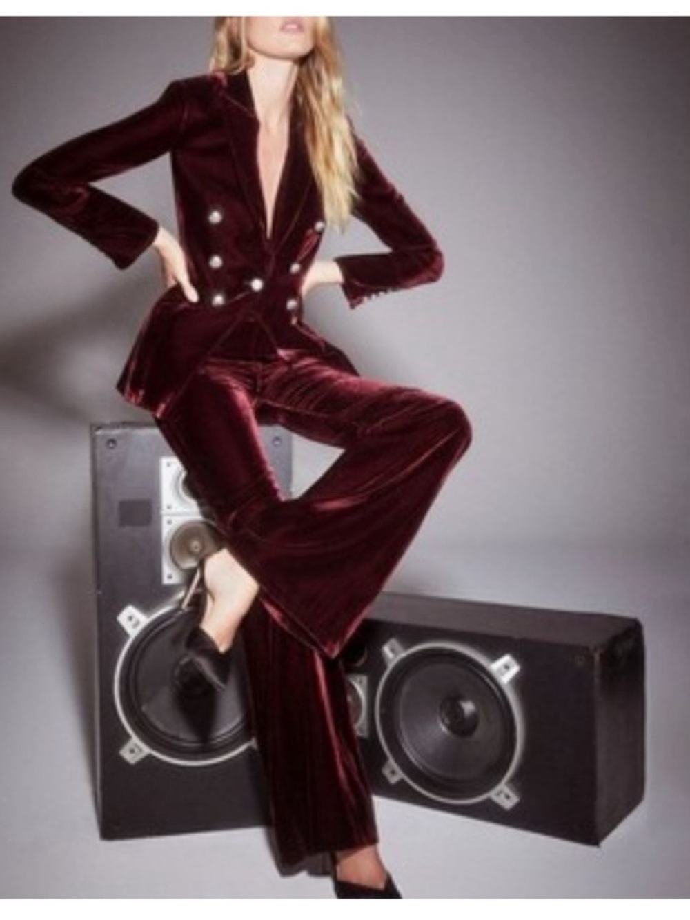 Veronica Beard Gaya Velvet Dickey Blazer Pants Jacket Suit Set 4